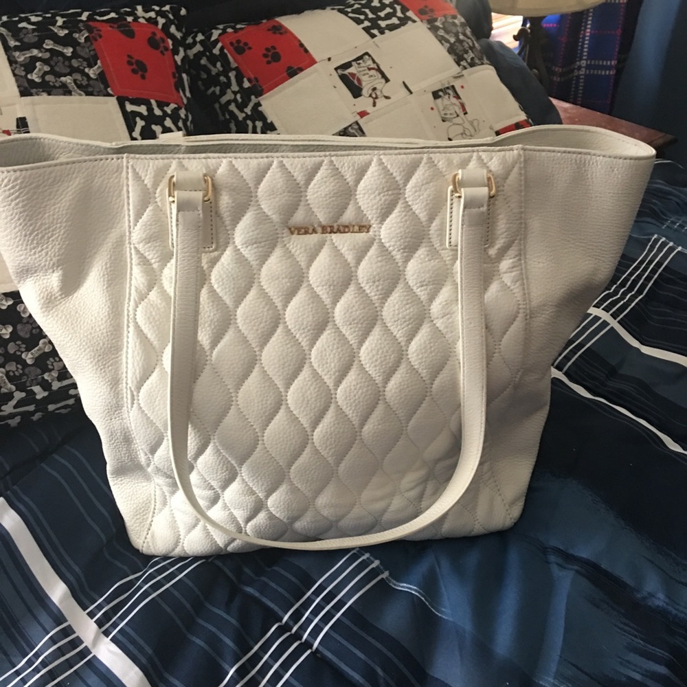 Vera Bradley leather tote